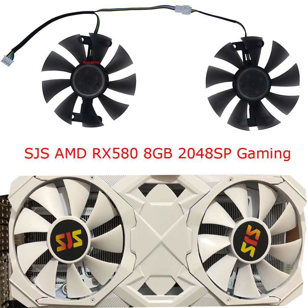 2 sztuk/zestaw, wentylator kar – Rx 580 8Gb 2048Sp Gpu recenzja i cena