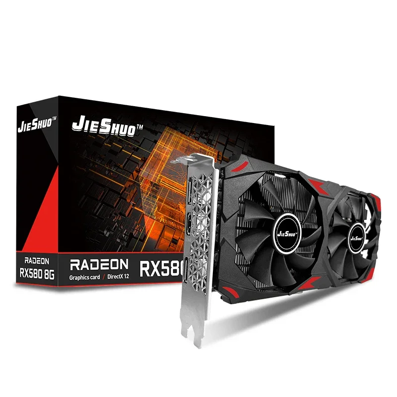 Karty graficzne JIESHUO AMD RX – Rx 580 8Gb 2048Sp Gpu recenzja i cena